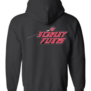 HS Scarlet Fliers Zip-up Hoodie